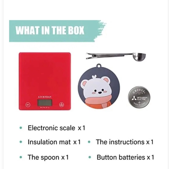 NWOT Lucky Dan Digital Kitchen Scale - Picture 8 of 11